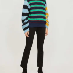 FRAME Le Crop Mini Boot Flared Mid-rise Jeans 7 FRAME Le Crop Mini Boot Flared Mid-rise Jeans -Outlet Pique Style Store 1057 3005669 LCMB403 FILMNOIR ALT01