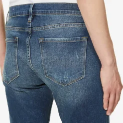 FRAME Le Garcon Mid-rise Straight Jeans -Outlet Pique Style Store 1057 3005669 LGJ779 AZURE ALT05