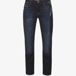 FRAME Le Garcon Straight-leg Mid-rise Stretch-denim Jeans