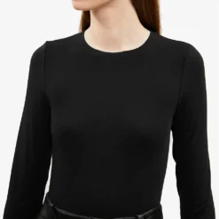 Wolford Chicago Fitted Seamless Stretch-jersey Body -Outlet Pique Style Store 121 85008583 76039 BLACK ALT03