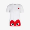 Comme Des Garçons Play Big Heart-appliqué Cotton-jersey T-shirt