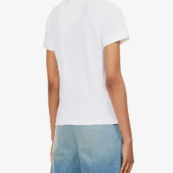 Comme Des Garçons Play Heart-print Cotton-jersey T-shirt 10 Comme Des Garçons Play Heart-print Cotton-jersey T-shirt -Outlet Pique Style Store 143 2000022 P1T085 WHITE ALT03