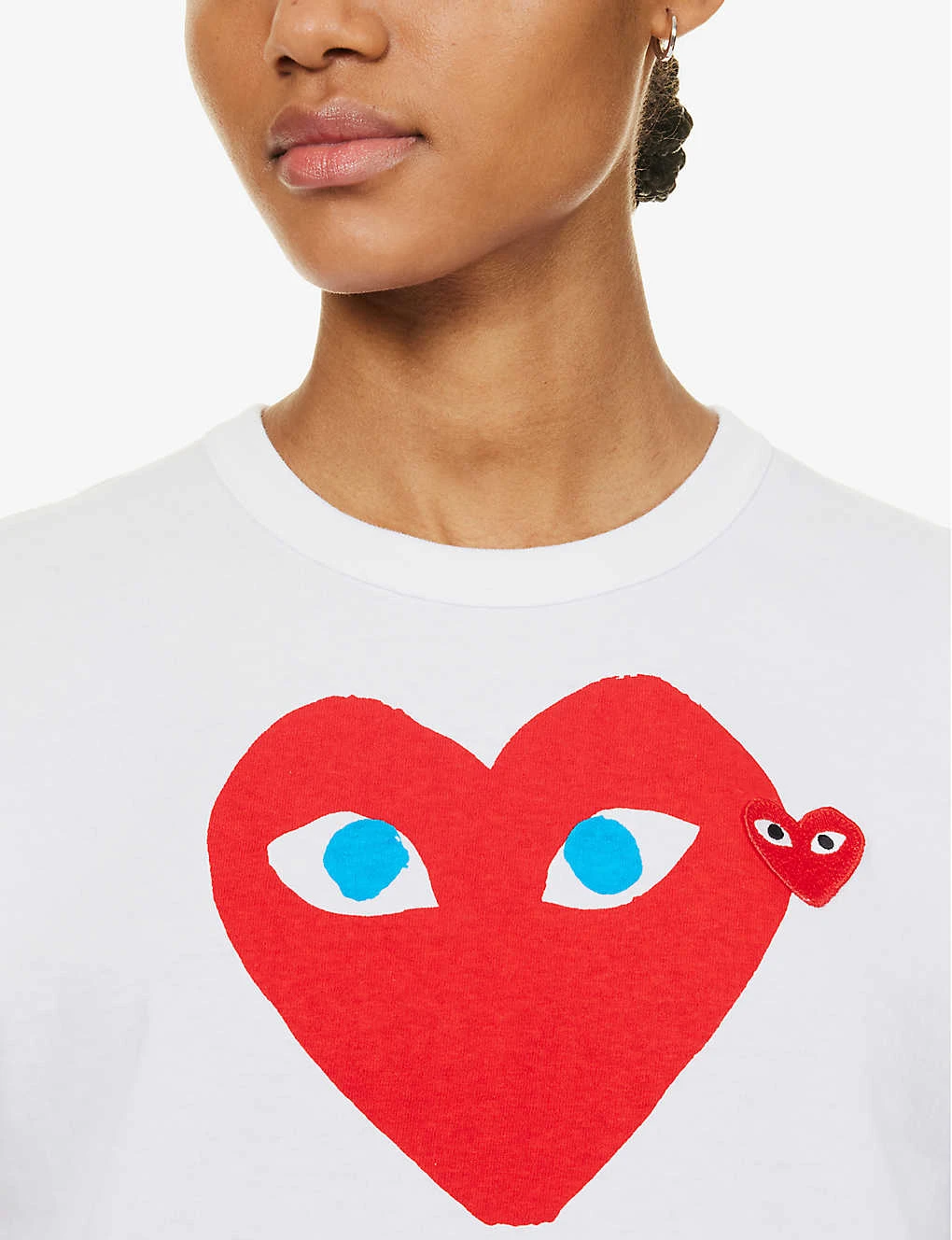 Comme Des Garçons Play Heart-print Cotton-jersey T-shirt 6 Comme Des Garçons Play Heart-print Cotton-jersey T-shirt - Image 6
