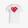 Comme Des Garçons Play Heart-print Cotton-jersey T-shirt
