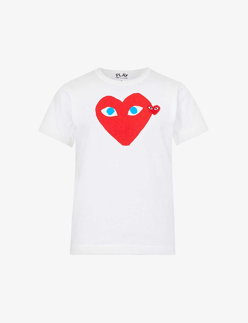 Comme Des Garçons Play Heart-print Cotton-jersey T-shirt 2 Comme Des Garçons Play Heart-print Cotton-jersey T-shirt - Image 2