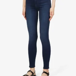 7 For All Mankind Slim Illusion Super-skinny High-rise Jeans 12 7 For All Mankind Slim Illusion Super-skinny High-rise Jeans -Outlet Pique Style Store 150 2001497 SWZ4670MB SLIMILLUSIONLUXE ALT02