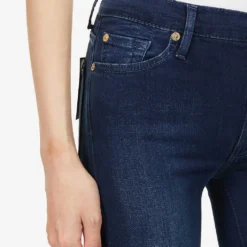 7 For All Mankind Slim Illusion Super-skinny High-rise Jeans 14 7 For All Mankind Slim Illusion Super-skinny High-rise Jeans -Outlet Pique Style Store 150 2001497 SWZ4670MB SLIMILLUSIONLUXE ALT04