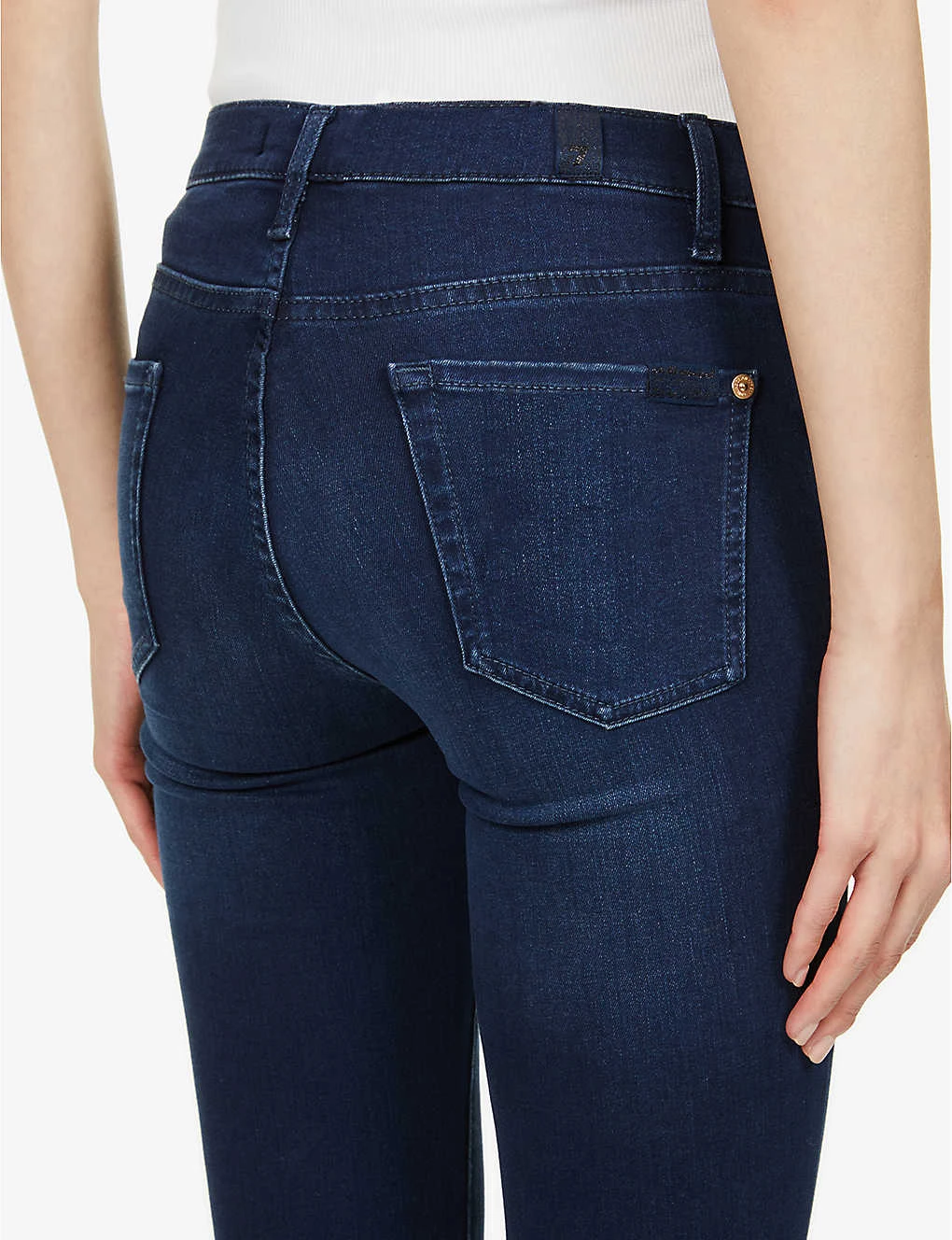 7 For All Mankind Slim Illusion Super-skinny High-rise Jeans 7 7 For All Mankind Slim Illusion Super-skinny High-rise Jeans - Image 7