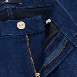 7 For All Mankind Slim Illusion Super-skinny High-rise Jeans 16 7 For All Mankind Slim Illusion Super-skinny High-rise Jeans -Outlet Pique Style Store 150 2001497 SWZ4670MB SLIMILLUSIONLUXE ALT06