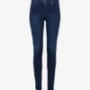 7 For All Mankind Slim Illusion Super-skinny High-rise Jeans