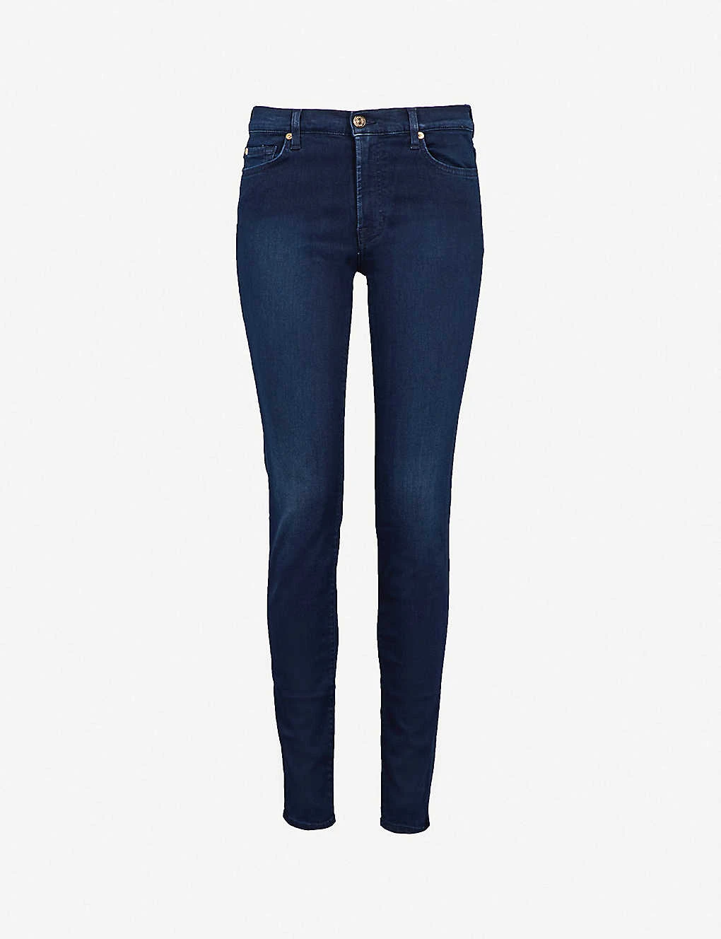 7 For All Mankind Slim Illusion Super-skinny High-rise Jeans 1 7 For All Mankind Slim Illusion Super-skinny High-rise Jeans