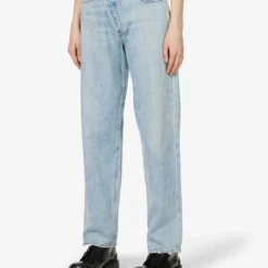 AGOLDE Criss Cross Straight Mid-rise Jeans -Outlet Pique Style Store 150 3001637 A097983 SUBURBIA ALT02