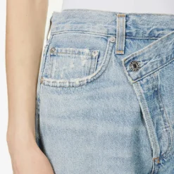 AGOLDE Criss Cross Straight Mid-rise Jeans -Outlet Pique Style Store 150 3001637 A097983 SUBURBIA ALT04