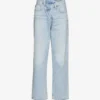 AGOLDE Criss Cross Straight Mid-rise Jeans