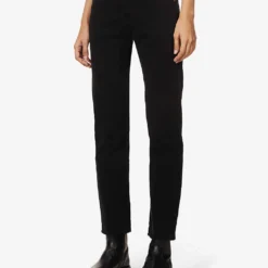 Levis 501 Cropped Straight High-rise Jeans -Outlet Pique Style Store 150 3002395 362000085 BLACKHEART ALT02