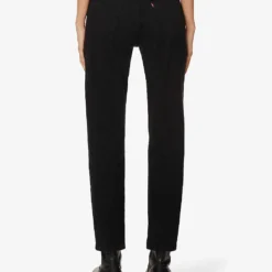 Levis 501 Cropped Straight High-rise Jeans -Outlet Pique Style Store 150 3002395 362000085 BLACKHEART ALT03