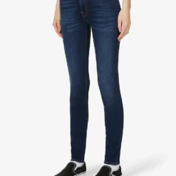 7 For All Mankind Slim Illusion High-rise Skinny Jeans 8 7 For All Mankind Slim Illusion High-rise Skinny Jeans -Outlet Pique Style Store 150 3005683 JSWZA230DK STARLIGHT ALT02