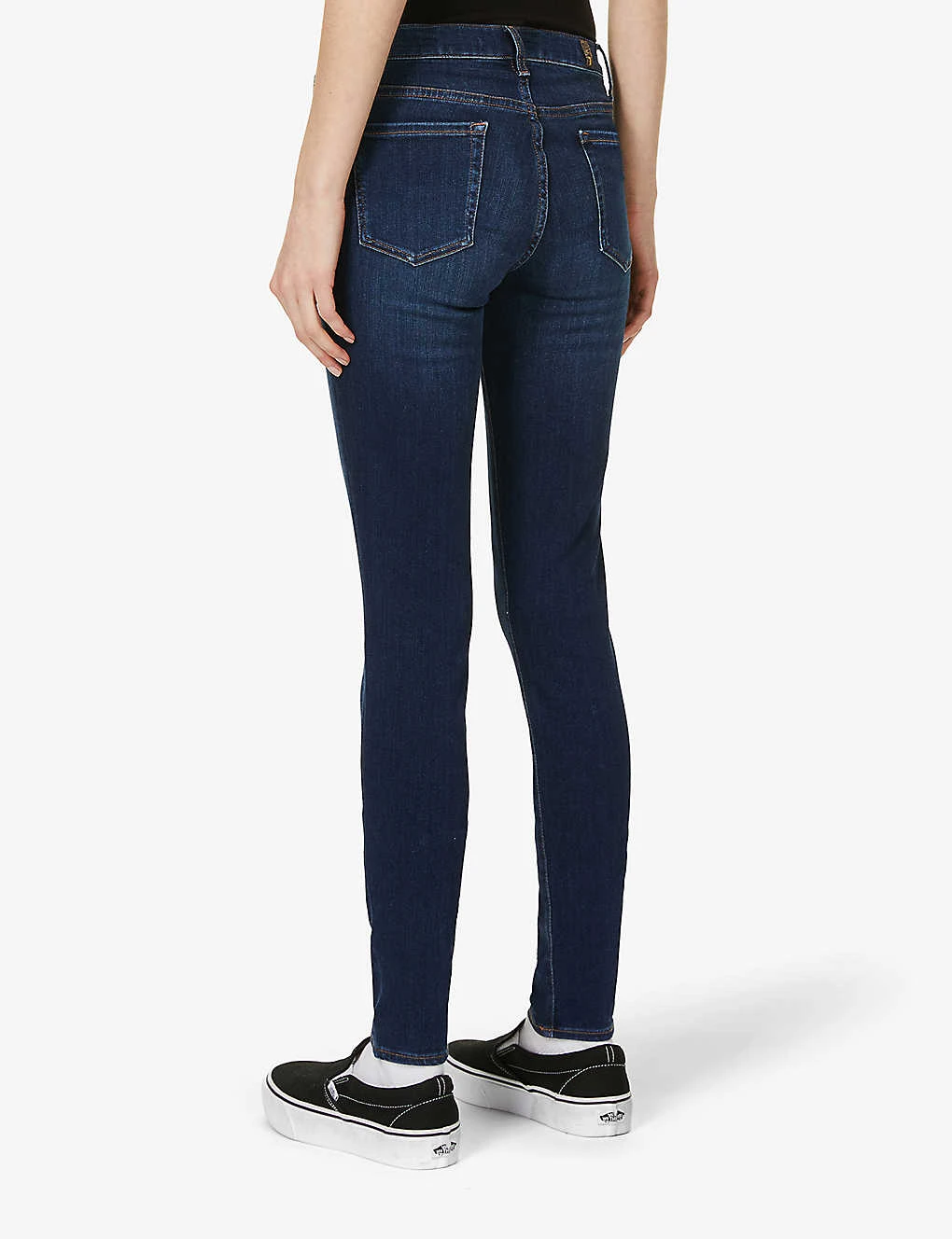 7 For All Mankind Slim Illusion High-rise Skinny Jeans 4 7 For All Mankind Slim Illusion High-rise Skinny Jeans - Image 4