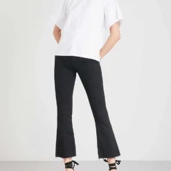 MOTHER Hustler Ankle Fray Flared High-rise Jeans -Outlet Pique Style Store 150 3005848 1117180 NOTGUILTY ALT01