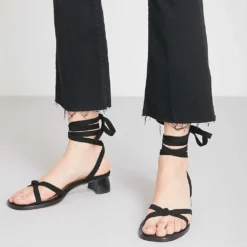 MOTHER Hustler Ankle Fray Flared High-rise Jeans -Outlet Pique Style Store 150 3005848 1117180 NOTGUILTY ALT05