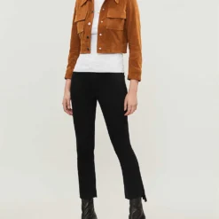 MOTHER The Insider Striped Straight High-rise Jeans -Outlet Pique Style Store 150 3005848 1157180 NOTGUILTY ALT01