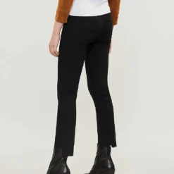 MOTHER The Insider Striped Straight High-rise Jeans -Outlet Pique Style Store 150 3005848 1157180 NOTGUILTY ALT02