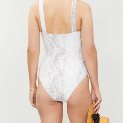 Twist Snake-print Swimsuit -Outlet Pique Style Store 186 3001349 COREHK0255 SNAKE ALT02