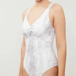 Twist Snake-print Swimsuit -Outlet Pique Style Store 186 3001349 COREHK0255 SNAKE ALT03