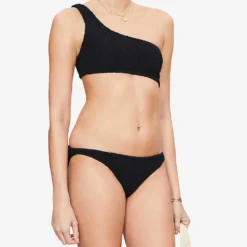 Nancy One-shoulder Bikini -Outlet Pique Style Store 186 3006472 NANCYBIKINI BLACK ALT02