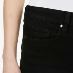 Paige Hoxton Skinny Mid-rise Jeans -Outlet Pique Style Store 188 3002369 15635212139 BLACKSHADOW ALT04