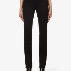 Paige Hoxton Straight High-rise Jeans -Outlet Pique Style Store 188 3002369 18515212139 BLACKSHADOW ALT02