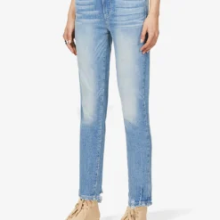 Paige Hoxton Frayed-hem Ultra-skinny High-rise Jeans -Outlet Pique Style Store 188 3002369 19149845722 ATTERBURYWTORNHEM ALT02