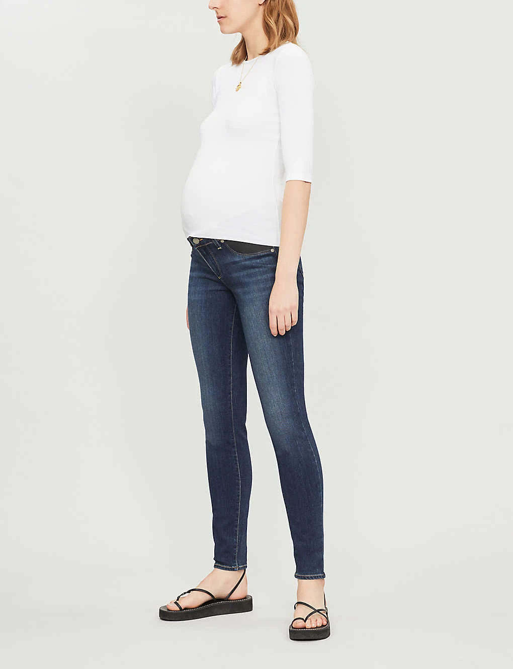Paige Verdugo Maternity Skinny Mid-rise Jeans 3 Paige Verdugo Maternity Skinny Mid-rise Jeans - Image 3