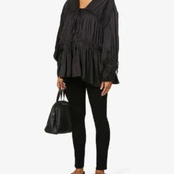 Paige Verdugo Skinny Mid-rise Maternity Jeans -Outlet Pique Style Store 188 3002369 97885212139 BLACKSHADOW ALT01