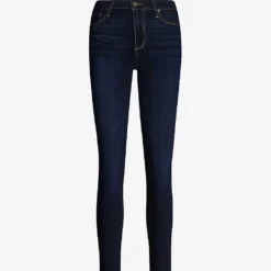 Paige Hoxton Ankle Skinny High-rise Stretch-denim Jeans