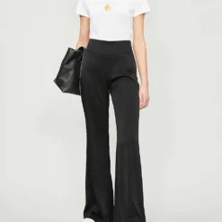 Vince Essential Round-neck Pima Cotton T-shirt -Outlet Pique Style Store 197 3004397 VR59183107 OPTICWHITE ALT01