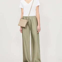 Vince V-neck Cotton-jersey T-shirt -Outlet Pique Style Store 197 3004397 VR59283148 OPTICWHITE ALT01