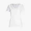 Vince V-neck Cotton-jersey T-shirt