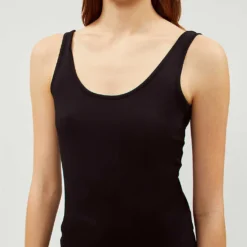 Essential Reversible Stretch-cotton Vest -Outlet Pique Style Store 770 10121 EVCRE BLACK ALT03