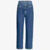 Sandro High-rise Double-layer Jeans