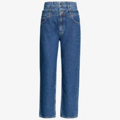Sandro High-rise Double-layer Jeans