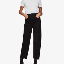 Whistles High-rise Stretch-denim Jeans -Outlet Pique Style Store R00017302 BLACK ALT01