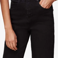 Whistles High-rise Stretch-denim Jeans -Outlet Pique Style Store R00017302 BLACK ALT03