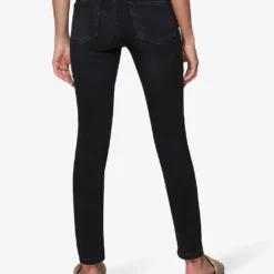 Whistles Sculpted High-rise Stretch-denim Jeans -Outlet Pique Style Store R00050231 BLACK ALT02