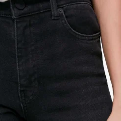 Whistles Sculpted High-rise Stretch-denim Jeans -Outlet Pique Style Store R00050231 BLACK ALT03