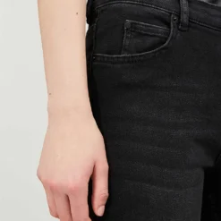 Whistles Sculpted High-rise Stretch-denim Jeans -Outlet Pique Style Store R00050231 BLACK ALT04