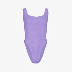 Classic Seersucker-weave Swimsuit