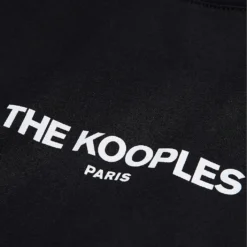 THE KOOPLES Brand-print Cotton-jersey T-shirt -Outlet Pique Style Store R03638707 BLA01 ALT05