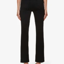 Paige Cindy Straight-leg High-rise Stretch-denim Jeans -Outlet Pique Style Store R03689624 BLACKSHADOW ALT03