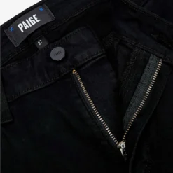 Paige Cindy Straight-leg High-rise Stretch-denim Jeans -Outlet Pique Style Store R03689624 BLACKSHADOW ALT06